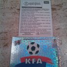 Panini World Cup Korea Japan 2002 Number 242 Korea Foil Sticker Mint