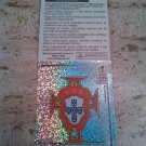 Panini World Cup Korea Japan 2002 Number 296 Portugal Foil Sticker Mint