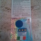 Panini World Cup Korea Japan 2002 Number 458 Italia Italy Foil Sticker Mint