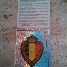 Panini World Cup Korea Japan 2002 Number 550 Belgique Belgium Foil Sticker Mint