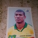 Panini World Cup France 1998 Junior Baiano 19 Brazil Sticker Mint