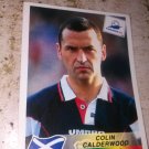 Panini World Cup France 1998 Colin Calderwood 37 Scotland Sticker Mint