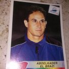 Panini World Cup France 1998 Abdelkader El Brazi 51 Morocco Sticker Mint