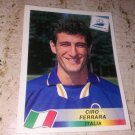 Panini World Cup France 1998 Ciro Ferrara 89 Italy Sticker Mint
