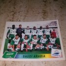 Panini World Cup France 1998 192 Saudi Arabia Team Sticker Mint