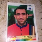 Panini World Cup France 1998 Abelardo Fernandez 232 Spain Espana Sticker Mint