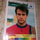 Panini World Cup France 1998 Alfonso Perez 244 Spain Espana Sticker Mint
