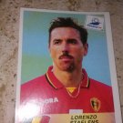 Panini World Cup France 1998 Lorenzo Staelens 326 Belgium Sticker Mint