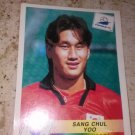 Panini World Cup France 1998 Yoo Sang Chul 343 South Korea Sticker Mint