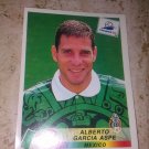 Panini World Cup France 1998 Alberto Garcia Aspe 362 Mexico Sticker Mint