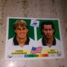 Panini World Cup France 1998 Chris Henderson / Roy Wegerle 414 USA Sticker Mint