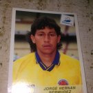 Panini World Cup France 1998 Jorge Hernan Bermudez 449 Colombia Sticker Mint