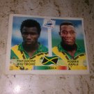 Panini World Cup France 1998 Theodore Whitmore / Robbie Earle 558 Jamaica Sticker Mint