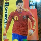 Panini FIFA World Cup South Africa 2010 Adrenalyn XL N 132 Fabregas Espana