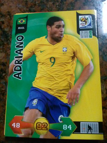 Panini FIFA World Cup South Africa 2010 Adrenalyn XL N 45 Adriano Brazil