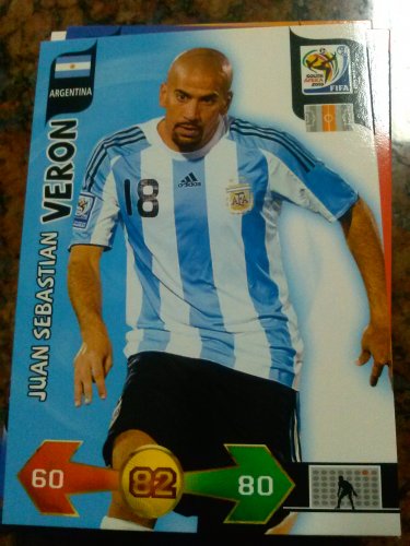 Panini FIFA World Cup South Africa 2010 Adrenalyn XL N 14 Veron Argentina