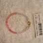 Swarovski crystal pink and clear baby bracelet FREE MAILING