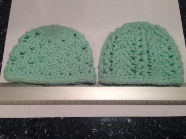 Crochet Newborn Hat Pair