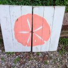Shabby chic sand dollar
