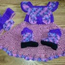 Crocheted Purple Princess Outfit
