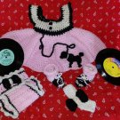 Handmade Crocheted Sock Hop Outfit