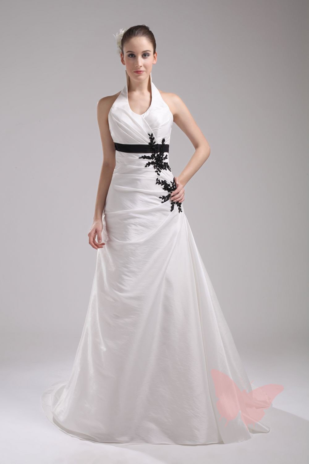 white wedding gown,wedding dress,brush train wedding gown