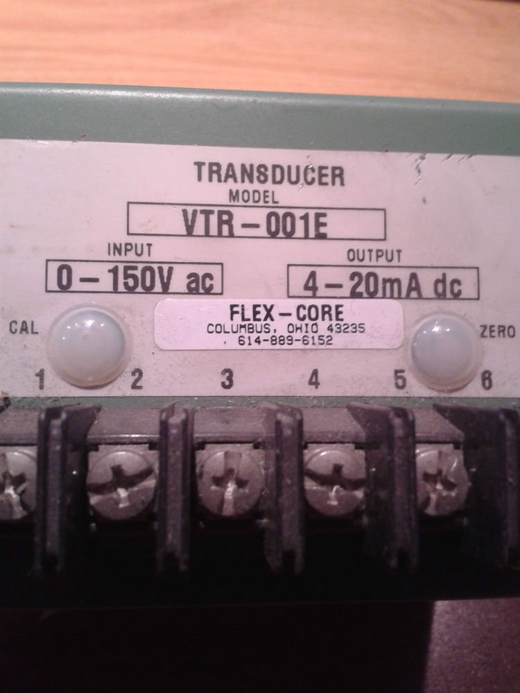 FLEX CORE VTR001E 0150 VAC RMS VOLTAGE TRANSDUCER