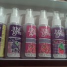 Just Great Air Fresheners – Six 2-Fluid Ounce Bottles–Floral and Fruit-NEW