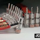 Bi-wire sivler plated 6N oxygen free copper speaker cable - 2 to 4.