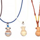Aroma pendants in full clay - handmade