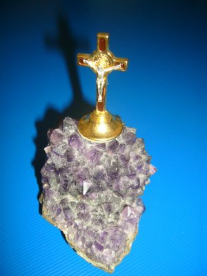 Amethyst - with cruxifix