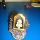 Amethyst - with Mother Mary and Child
