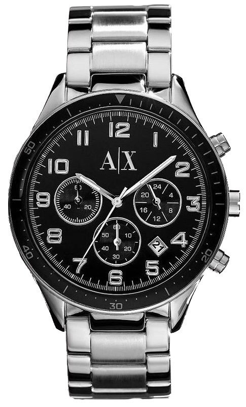 last lækage udrydde Armani Exchange AX5106 Black Dial Stainless Steel Men's Watch