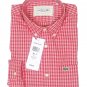 LACOSTE SHIRT MENS Ch5271 Original REGULAR FIT TERRACOTA
