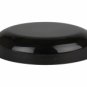 36 piece set of 8 oz White Plastic Jars with Black Linerless Lids