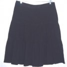 Banana Republic 14 Black Crinkle Ruffle Skirt New NWT