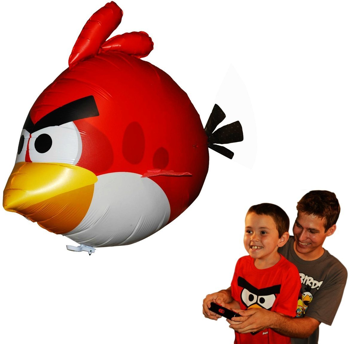 Angry Birds Air Swimmers Turbo RED Flying Remote Control Balloon Toy