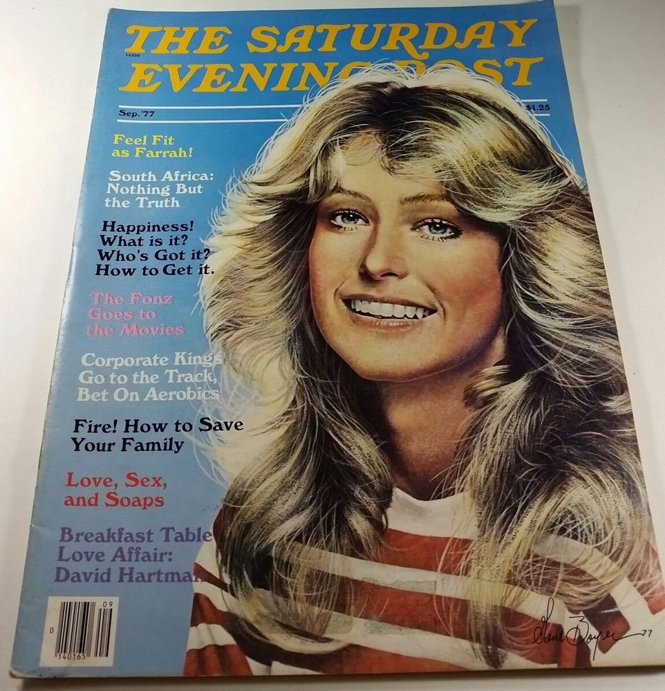 Saturday Evening Post FARRAH FAWCETT September 1977