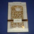 Case-Mate Karat Case Cover Galaxy S7 Clear w/Gold Flakes CM033970