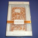 Case-Mate Karat Case Cover Galaxy S7 Clear w/Rose Gold Flakes CM033972
