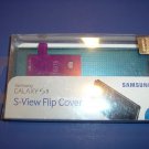 OEM Samsung S-View Flip Cover Case Galaxy S5 Blue EF-CG900BEESTA