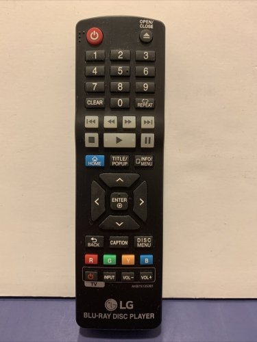OEM LG AKB75135301 Remote Control for Blu-ray Player