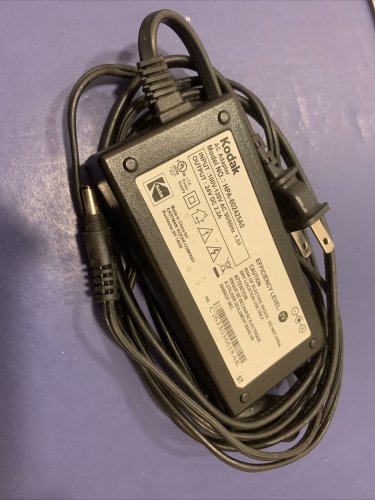 OEM Kodak HPA-602425A0 Printer Power Adapter 24V 2.2A Round Connector