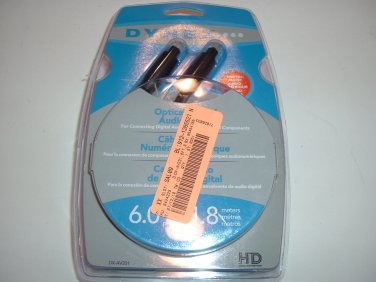 New Dynex DX-AV201 6-Ft. Optical Digital Audio Cable with Package