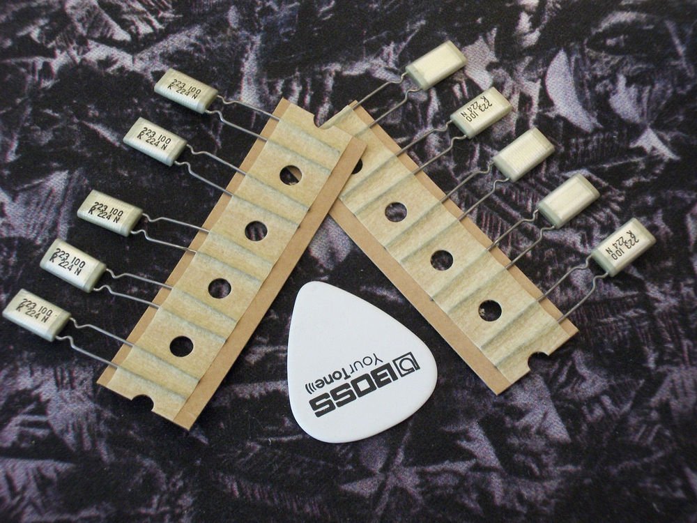 10 pack .022uf Guitar Tone Upgrade Capacitors For JEM or Prestige New Old Stock