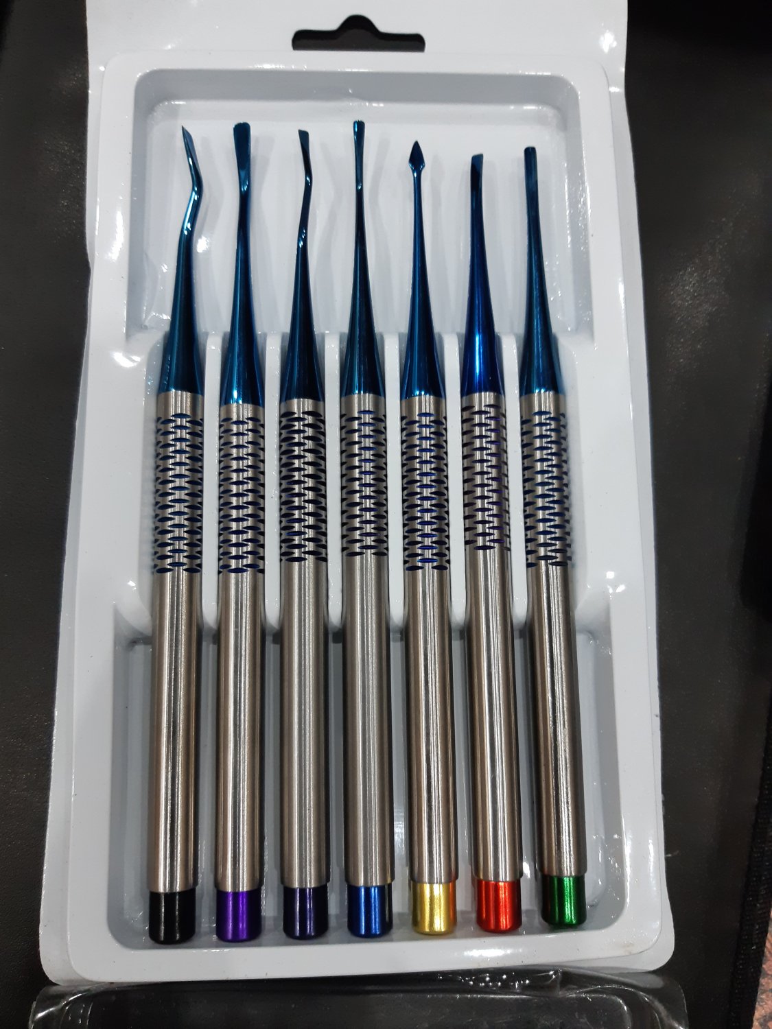 PDL Luxating Root Elevators Dental Precise Periotomes Titanium Tips SET