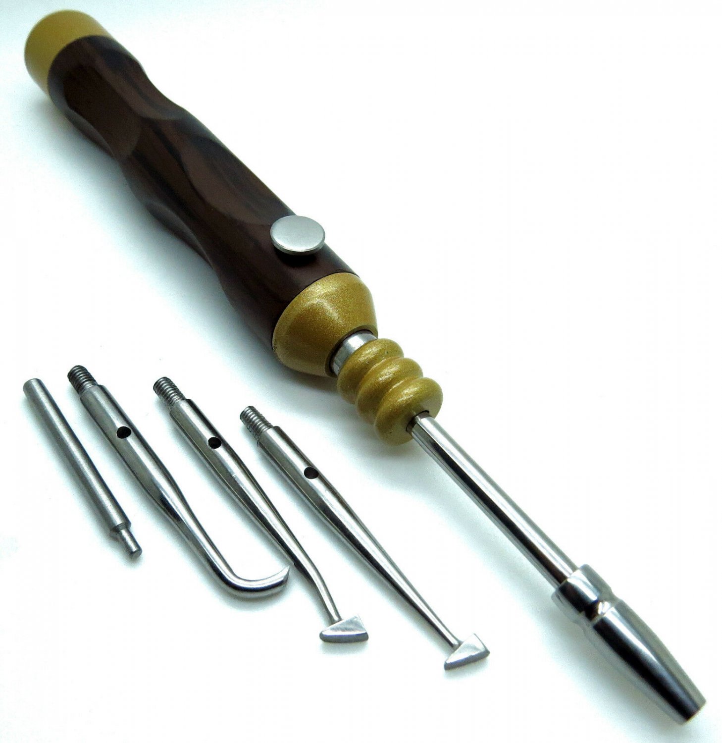 Dental Crown Remover Attachable 3 Points W/ 1 Wrench Automatic