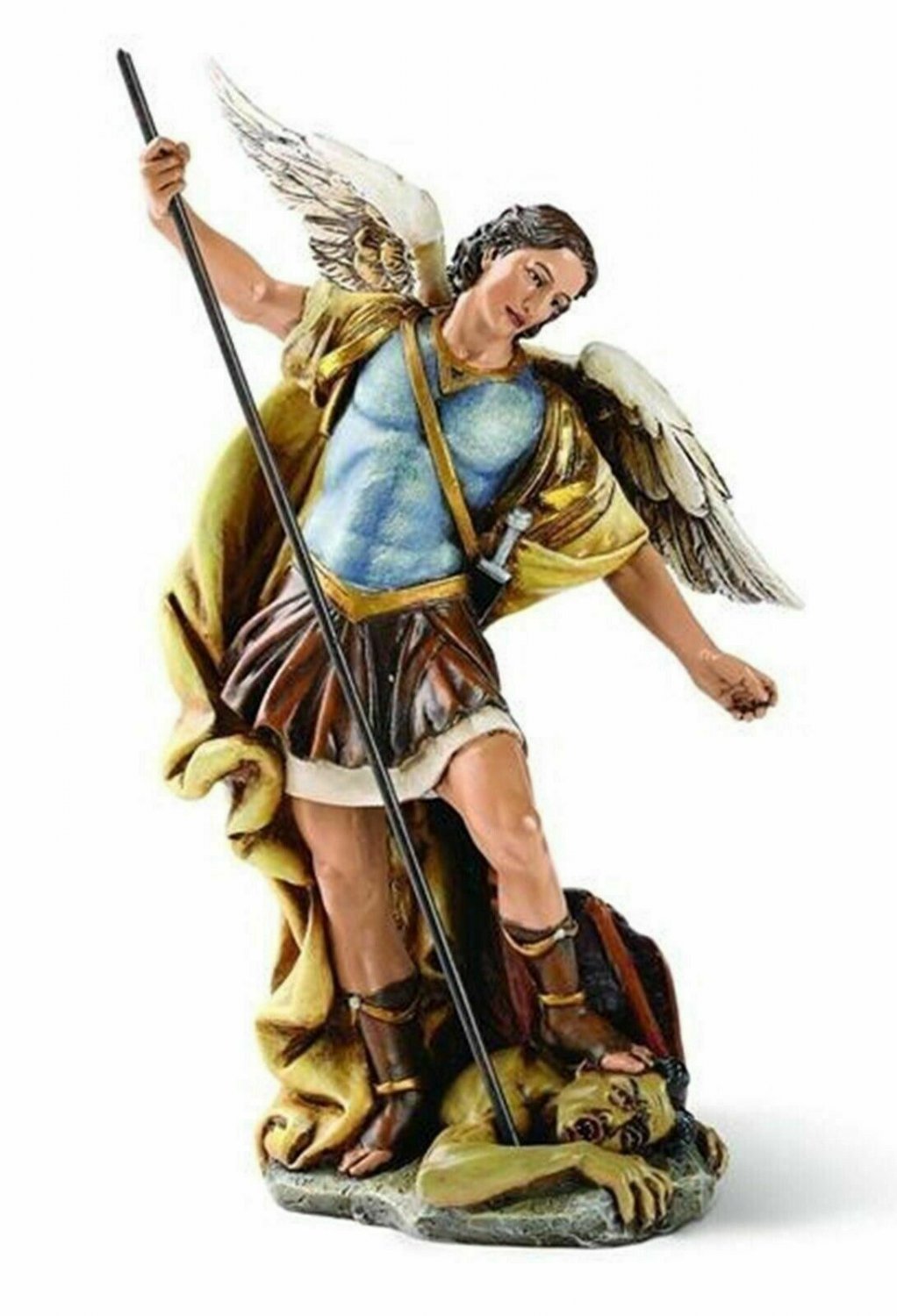 47 inch large saint michael the archangel resin statue figurine