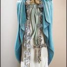 Rosary Holder Our Lady of Grace Mother Mary Statue
