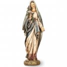 Mary Madonna Lilies Blessed Virgin Mother Garden Statue